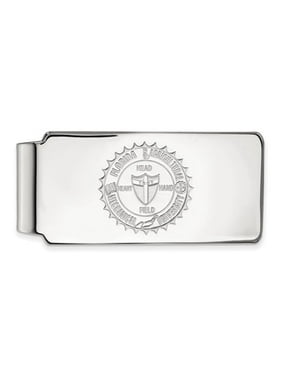 Lex & Lu LogoArt Sterling Silver Eastern Michigan University Crest Cuff Link Lex & Lu LogoArt Sterling Silver Eastern Michigan University Crest Cuff Link